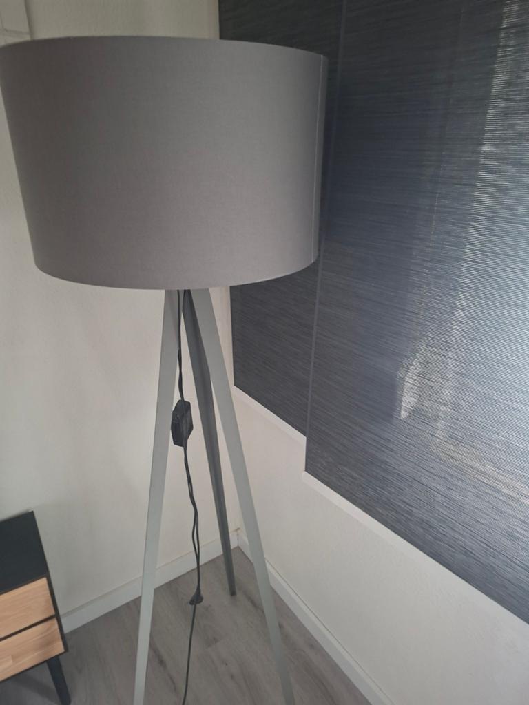 Mooie staande lamp, Huis en Inrichting, Lampen | Vloerlampen, Ophalen of Verzenden, Zo goed als nieuw, 150 tot 200 cm