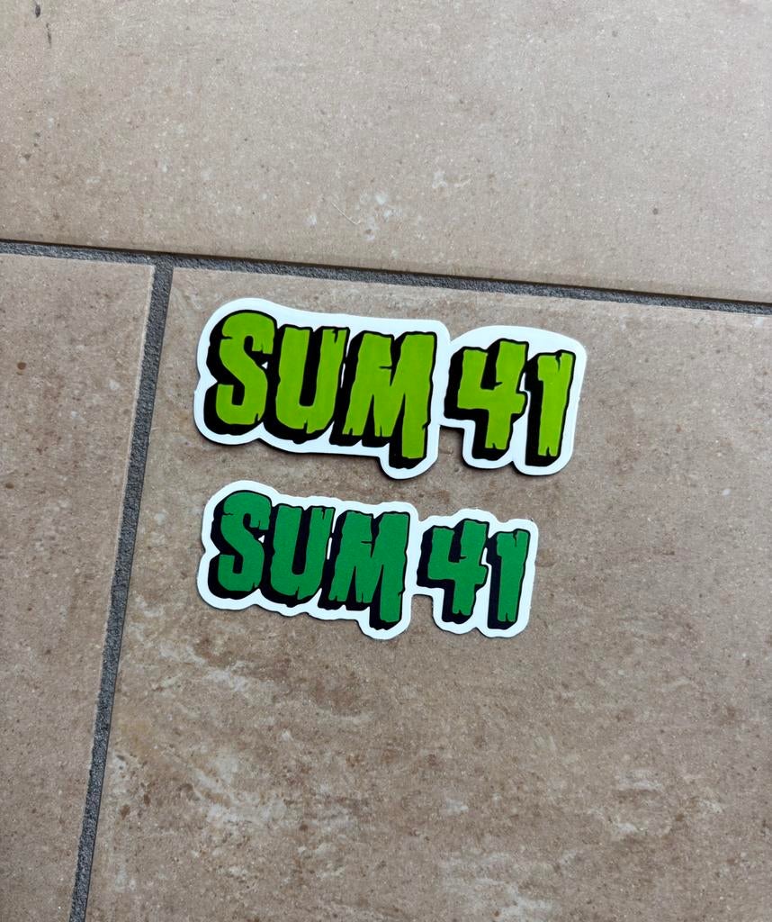 Sum 41 Sum41 stickers, Ophalen of Verzenden, Nieuw