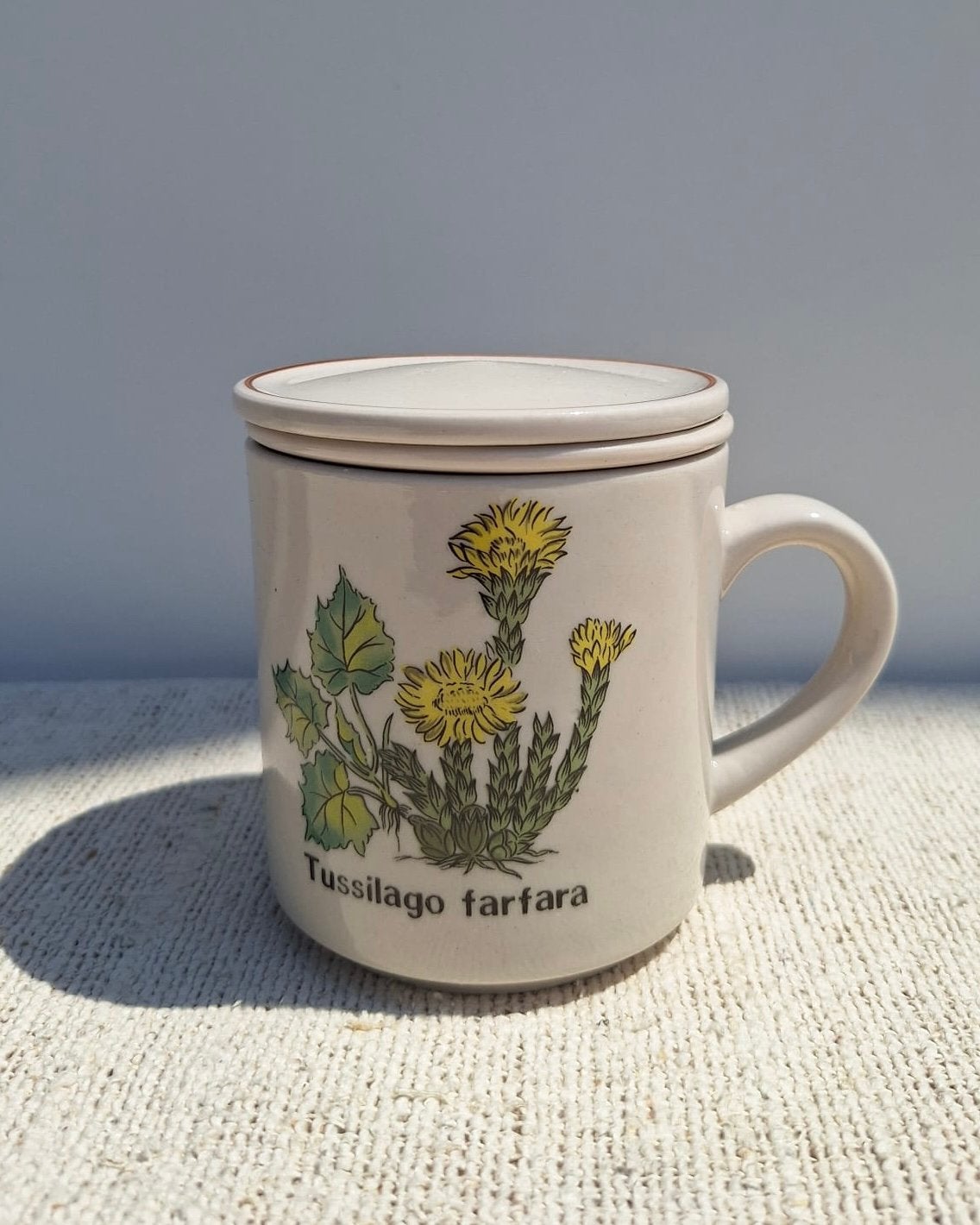 Wildflower theemok met filter zeefje thee winter, Ophalen of Verzenden, Zo goed als nieuw, X, Overige stijlen