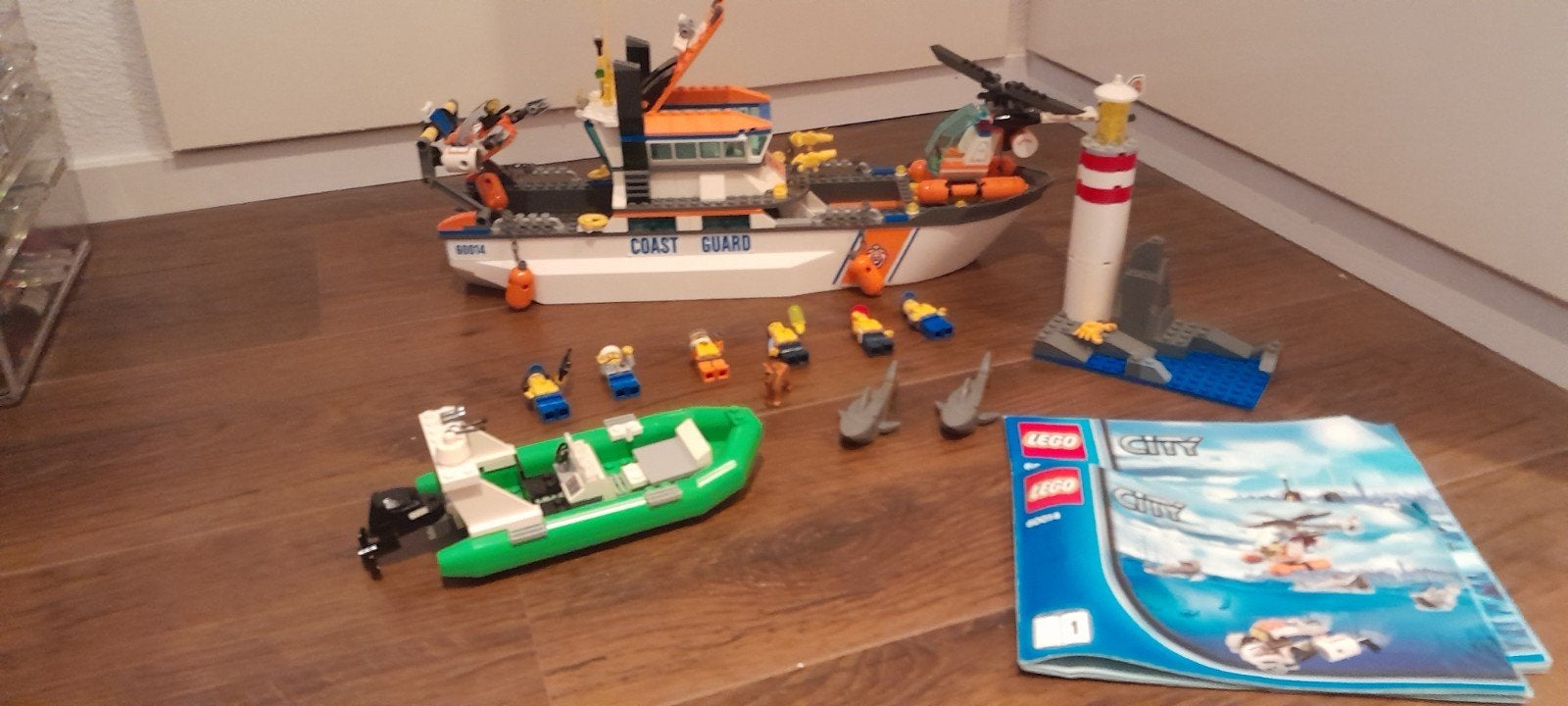 LEGO City Kustwacht Patrouillevaartuig met accessoires, Ophalen of Verzenden, Zo goed als nieuw, Overige merken