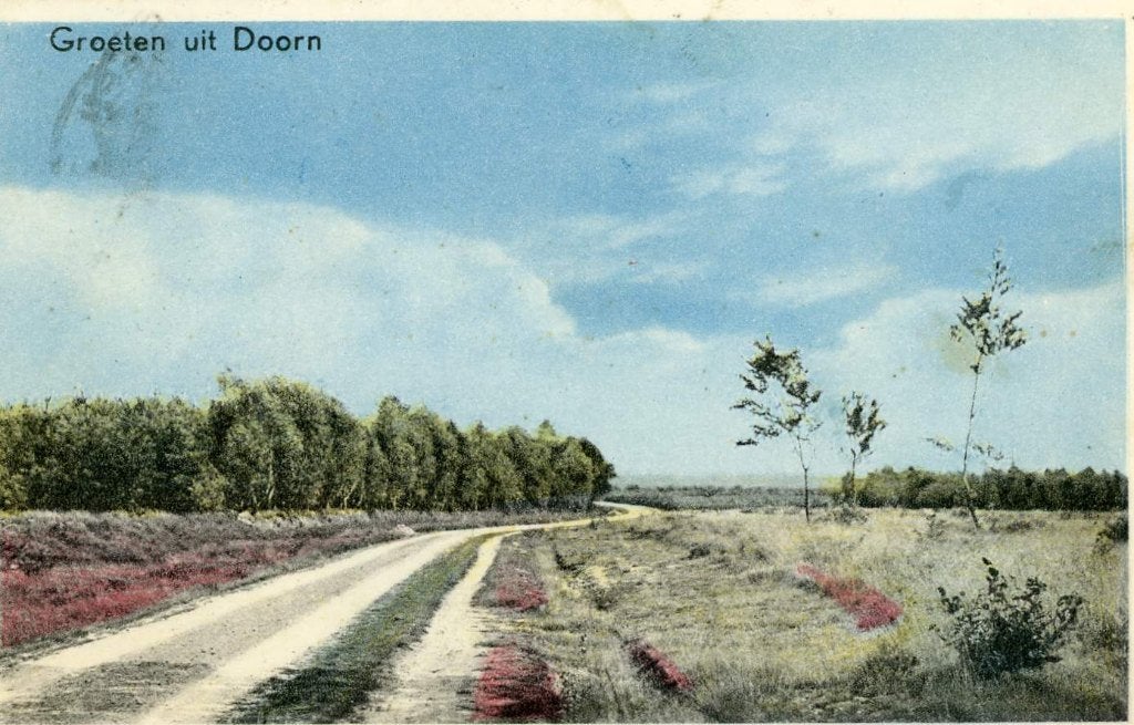 DOORN Heide Groeten  kl.f., Verzenden, 1920 tot 1940, Gelopen, Utrecht