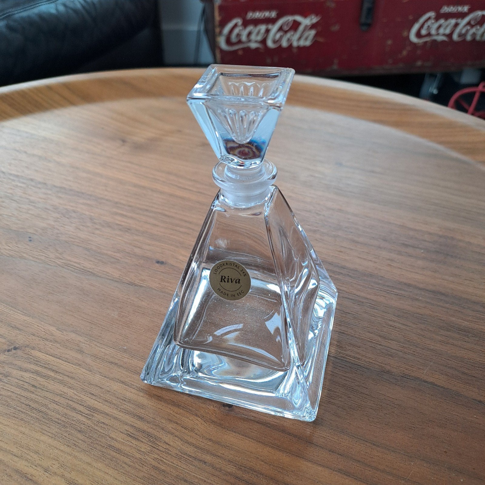 riva kristallen karaf, Ophalen, Zo goed als nieuw, Kristal, Overige typen