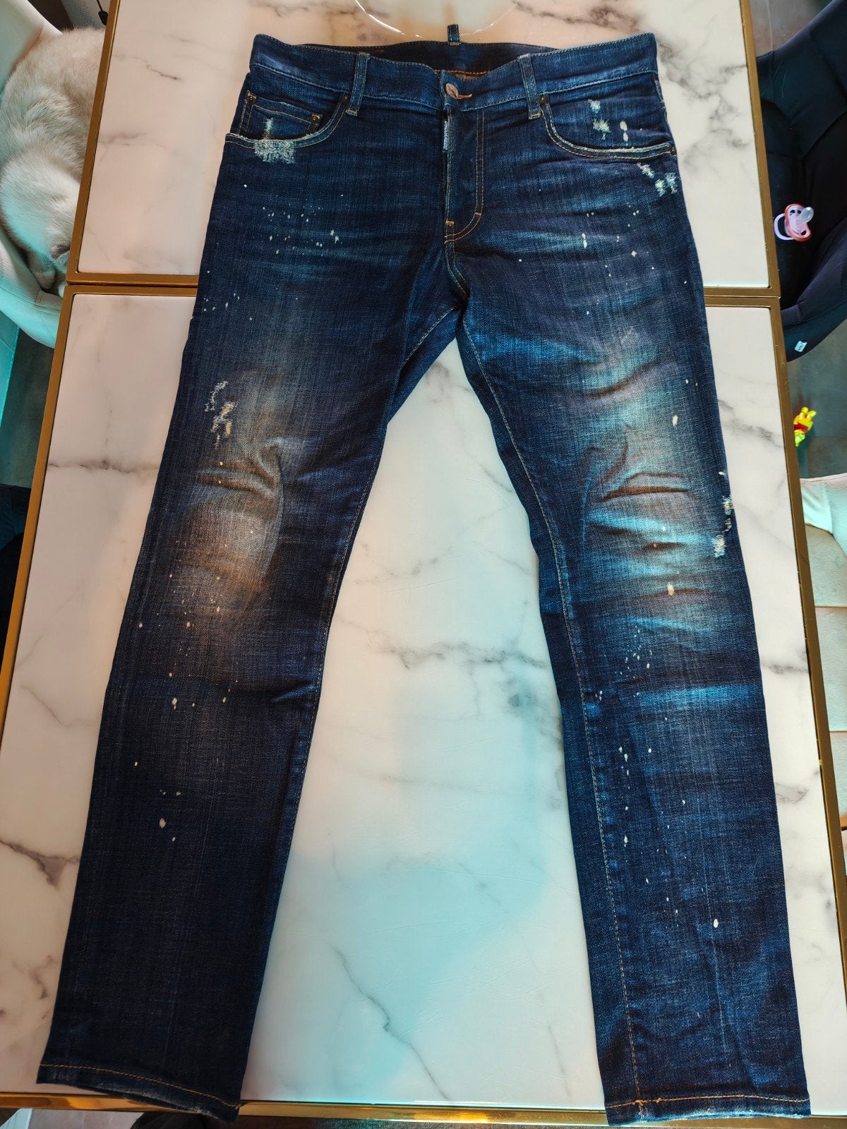DSQ2 Dsquared jeans maat 46, Dsquared2, Blauw, W32 (confectie 46) of kleiner, Ophalen of Verzenden