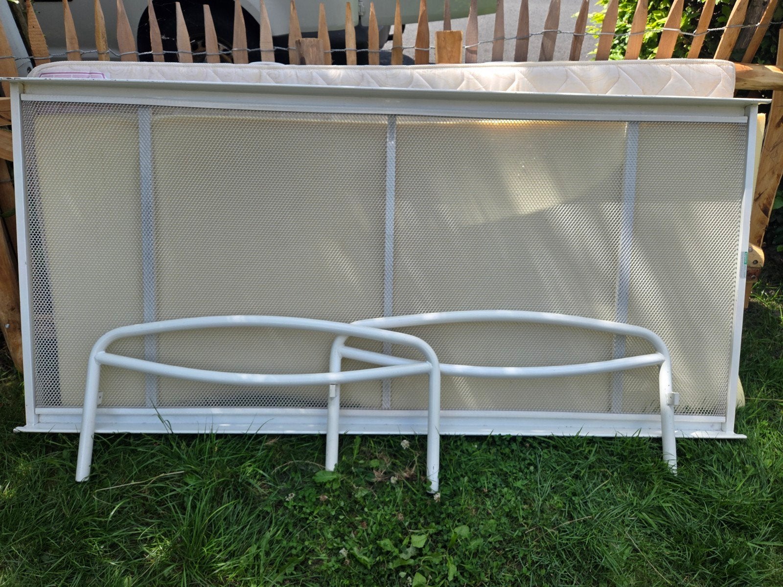 Kuperus Almelo Holland bedframe met spiraalbodem, Ophalen, Gebruikt, 90 cm, Eenpersoons