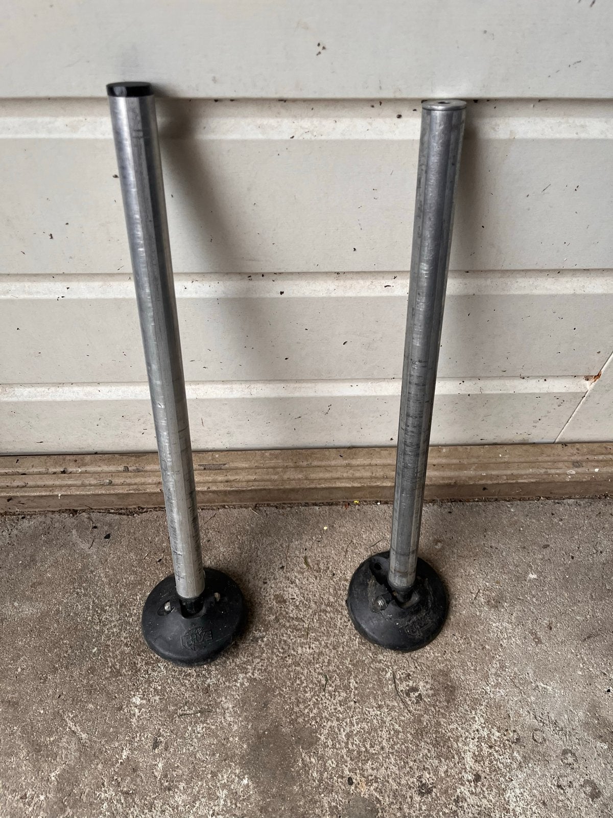2x Aluminium poten rive d25, Watersport en Boten, Ophalen of Verzenden, Gebruikt, Overige typen