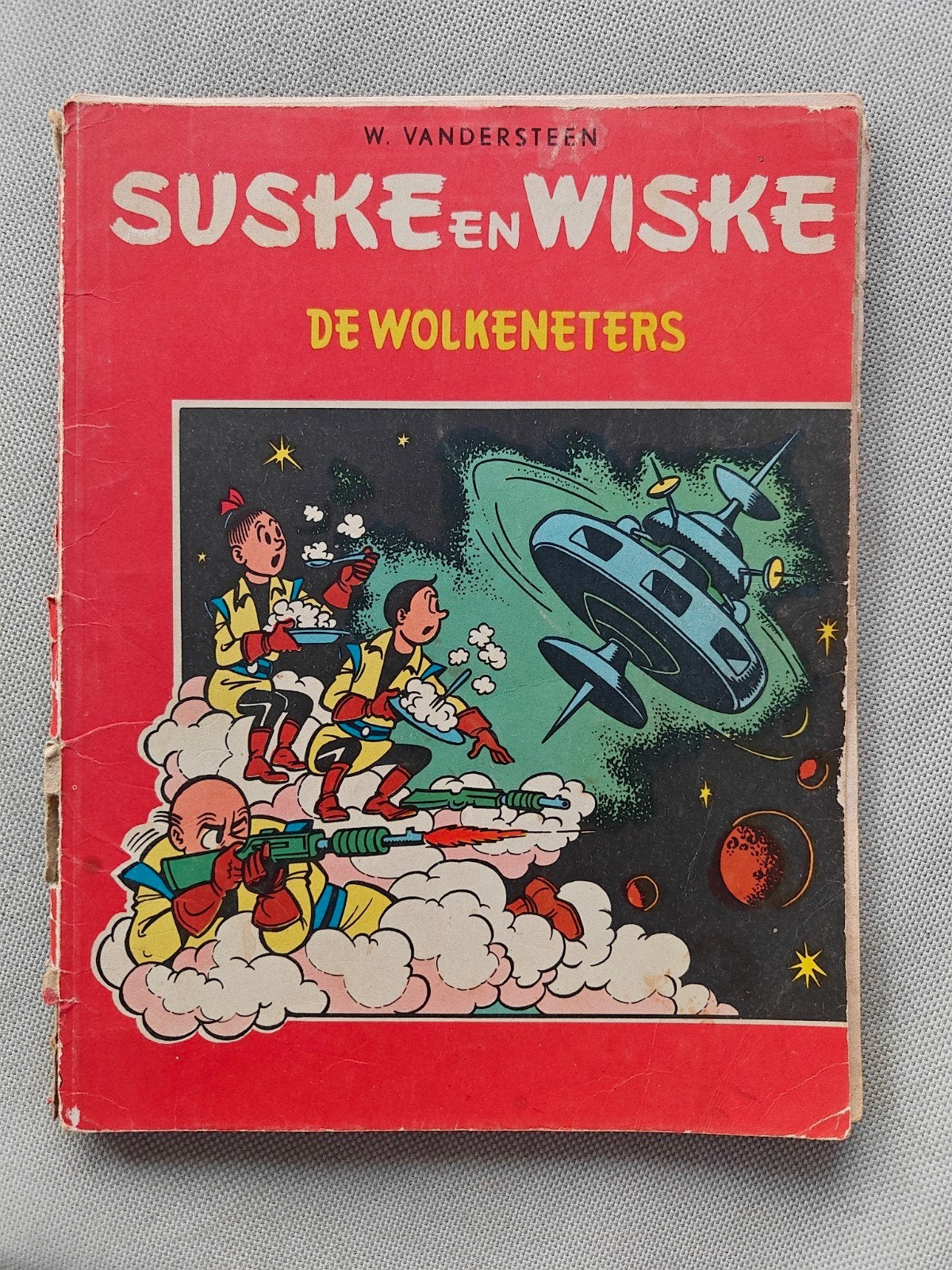 Suske en Wiske - De wolkeneters (1966), Ophalen of Verzenden, Gelezen