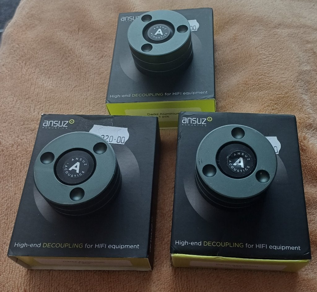 Ansuz Acoustics Darkz Aluminium – Isolation Feet., Ophalen of Verzenden, Refurbished