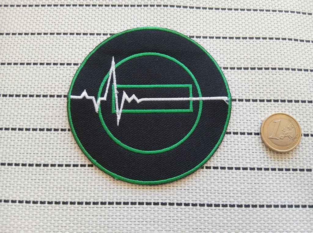 Type O Negative mooie  life is killing me patch T11--9.5 cm, Ophalen of Verzenden, Nieuw, Kleding