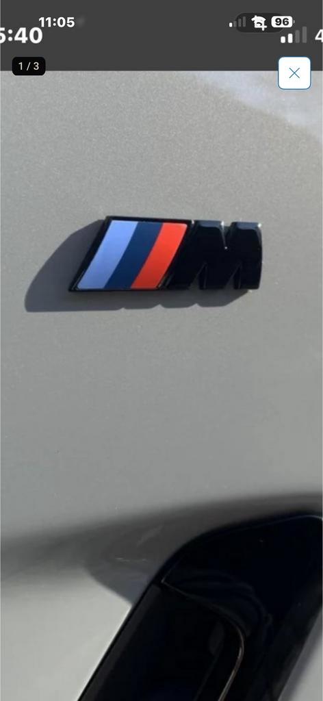 Bmw Mperformance embleem ser voorscherm 5.5x2cm, Auto diversen, Tuning en Styling, Ophalen of Verzenden