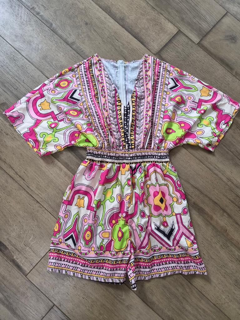 Nieuwe Jumpsuit met Trendy Print - Maat L, Kleding | Dames, Jumpsuits, Ophalen of Verzenden, Nieuw, Maat 42/44 (L)