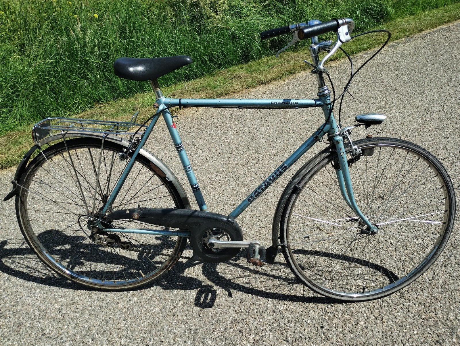 Batavus Champion Herenfiets - Vintage Stadsfiets, Fietsen en Brommers, Gebruikt, Velgrem, Versnellingen, 53 tot 57 cm