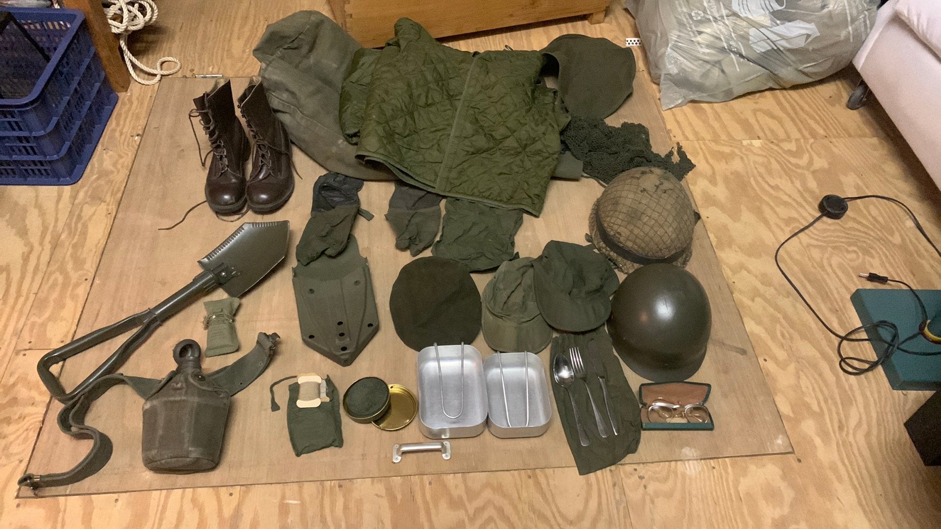 Leger spullen, Ophalen, Landmacht, Nederland, Kleding of Schoenen