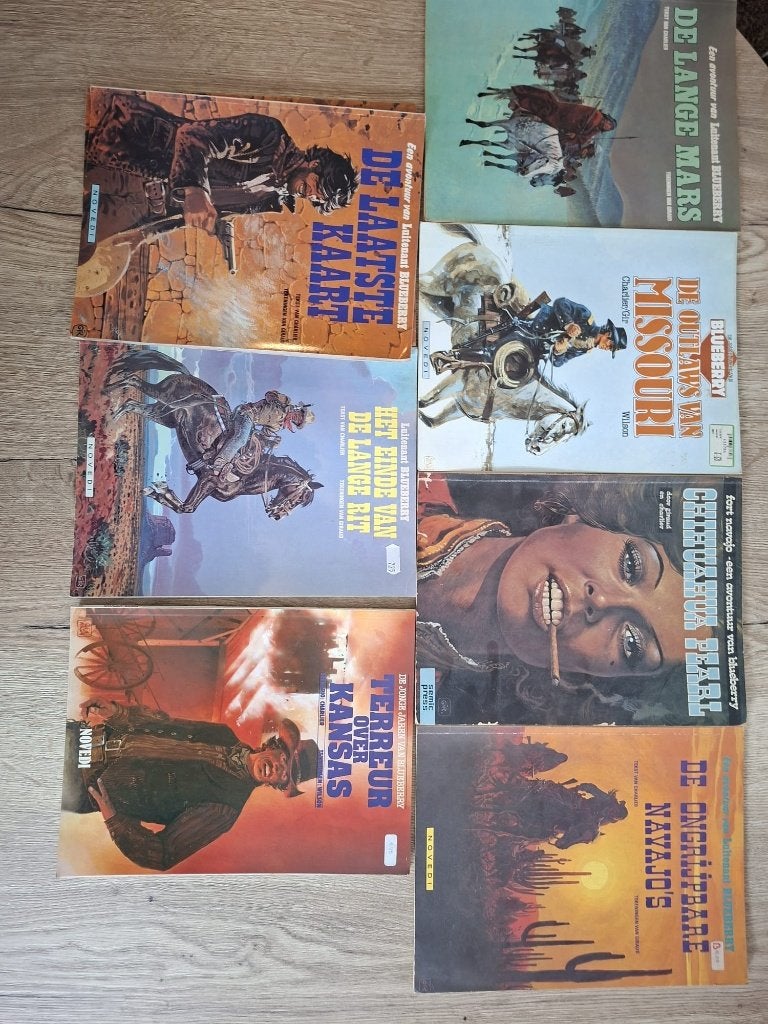 Blueberry, Meerdere stripboeken, Ophalen, Gelezen