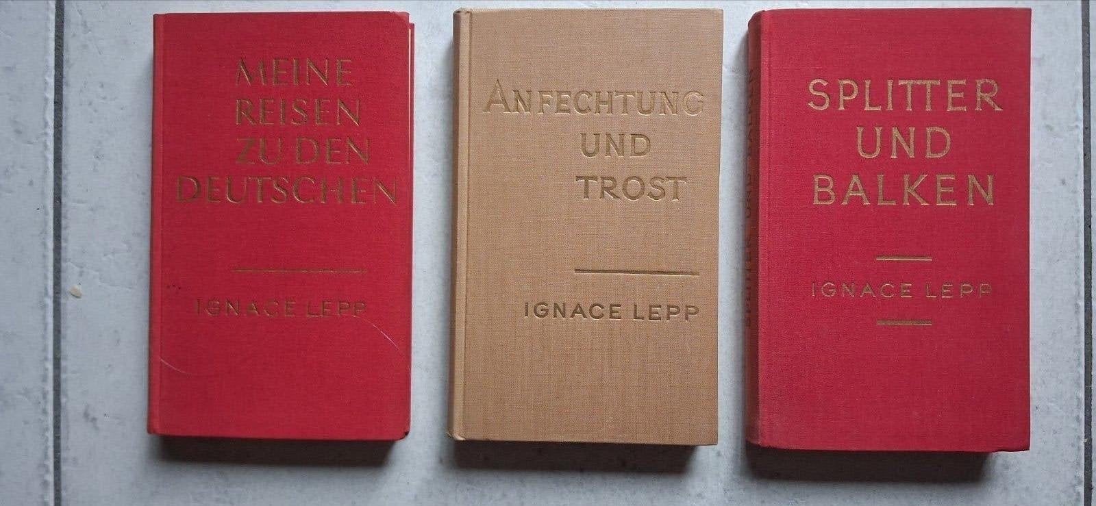 3x Ignace Lepp: Mijn Reizen, Anfechtung, Splitter samen 5.-, Ophalen of Verzenden, Gelezen, Ignace Lepp, Europa overig