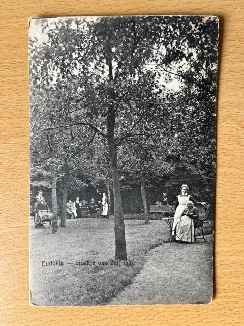 Rotterdam  1920 - Eudokia - Hoekje van den tuin, Verzenden, Voor 1920, Ongelopen, Zuid-Holland