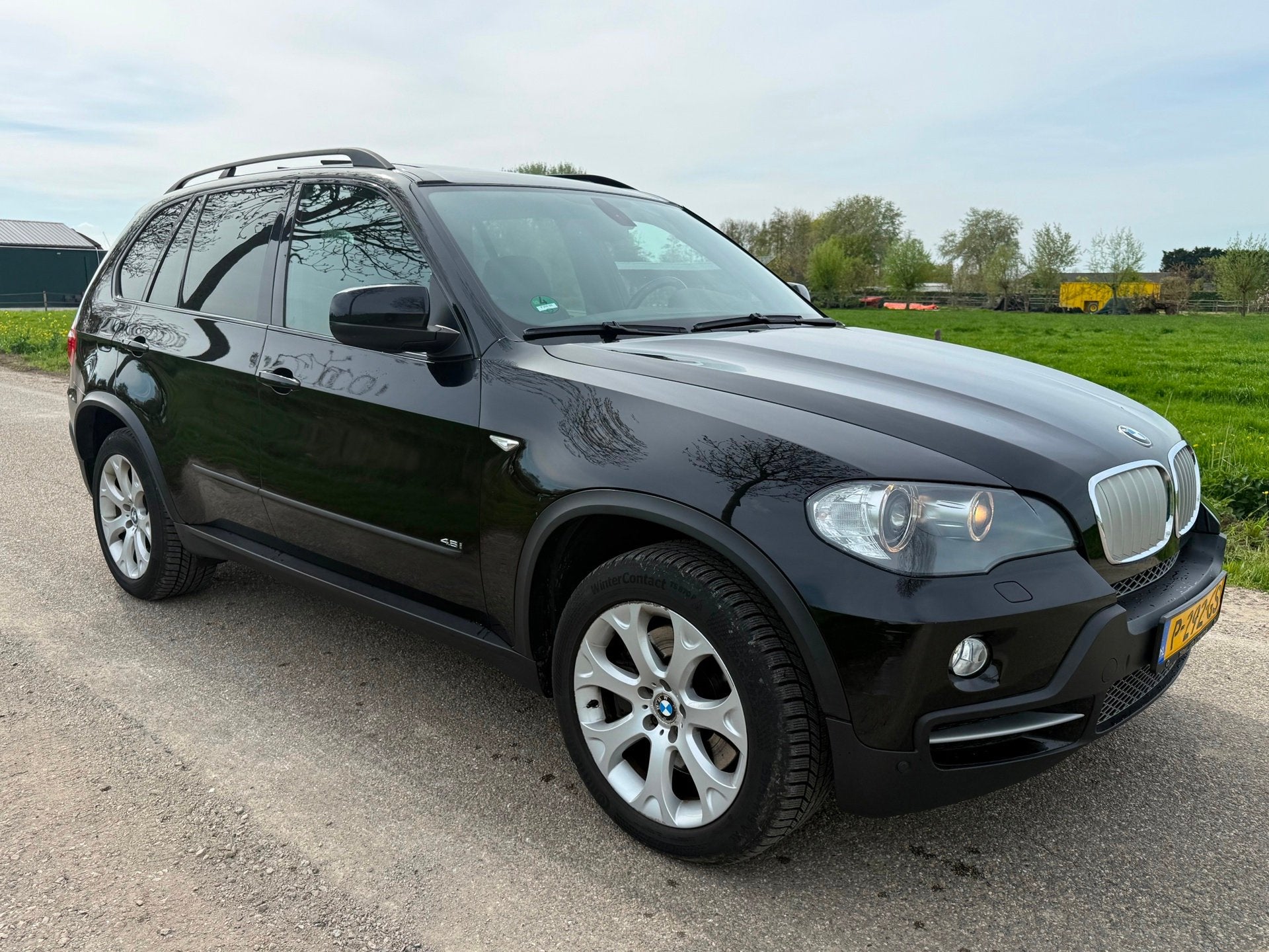 BMW X5 BMW X5- XDrive 4.8 HighExecutive PanoDak/KeylesdGo/ A, Auto's, BMW, Gebruikt, 138 €/maand, Zwart, Leder
