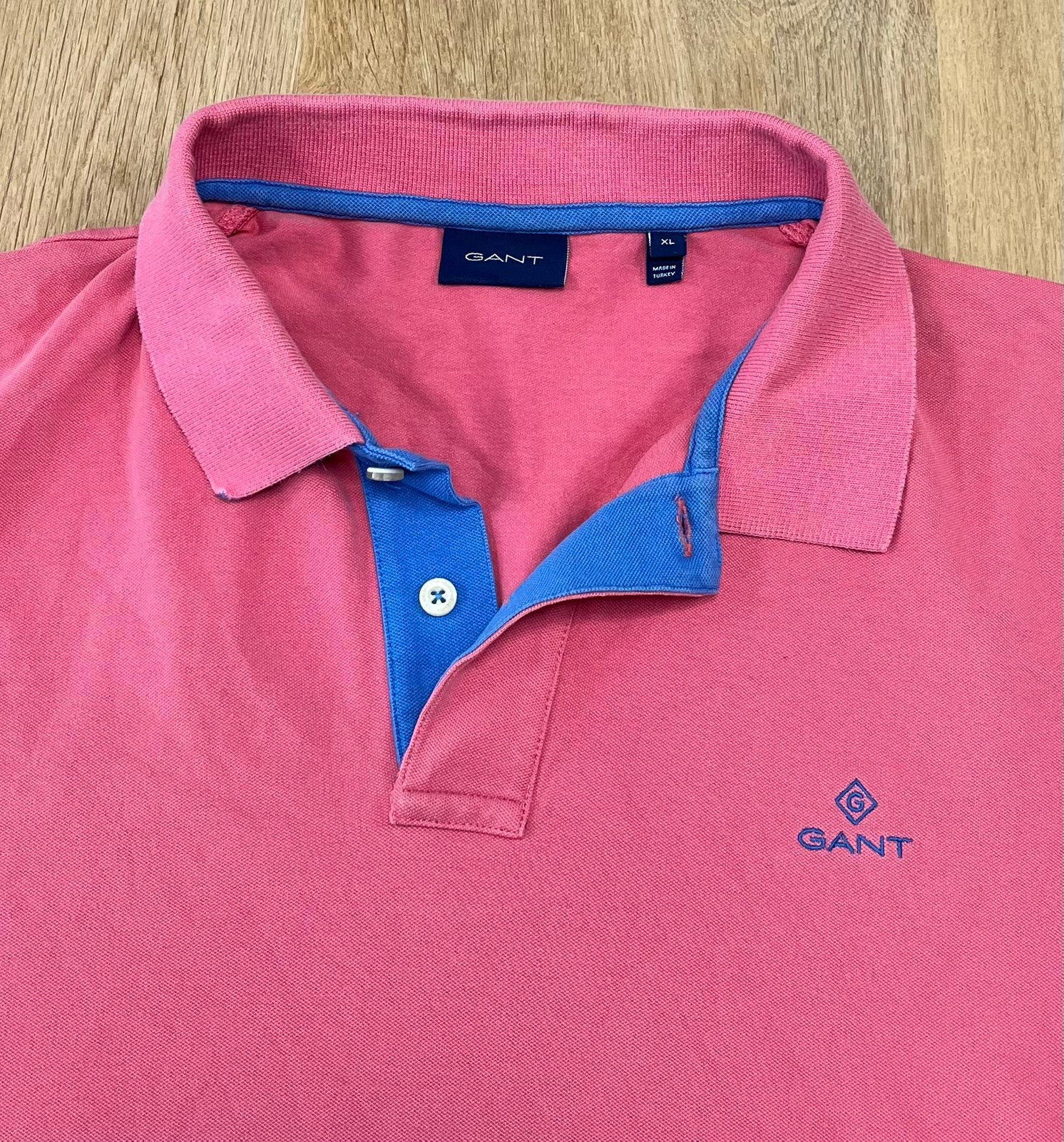 Gant elegant roze poloshirt voor de zomer - Maat XL, Ophalen of Verzenden, Zo goed als nieuw, Maat 56/58 (XL), Roze