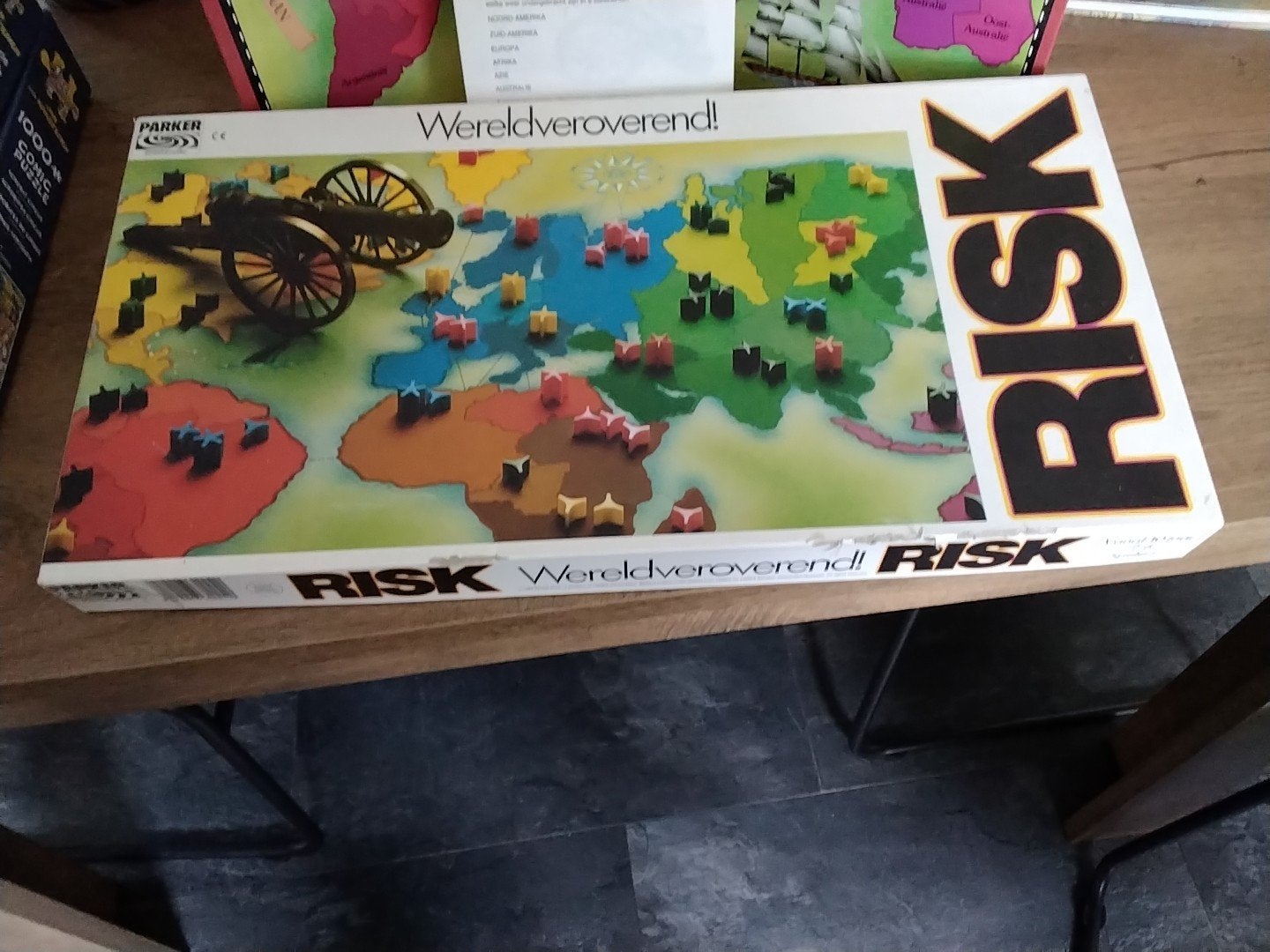 Riks wereldveroverend compleet € 15, Hobby en Vrije tijd, Gezelschapsspellen | Bordspellen, Drie of vier spelers, Ophalen of Verzenden