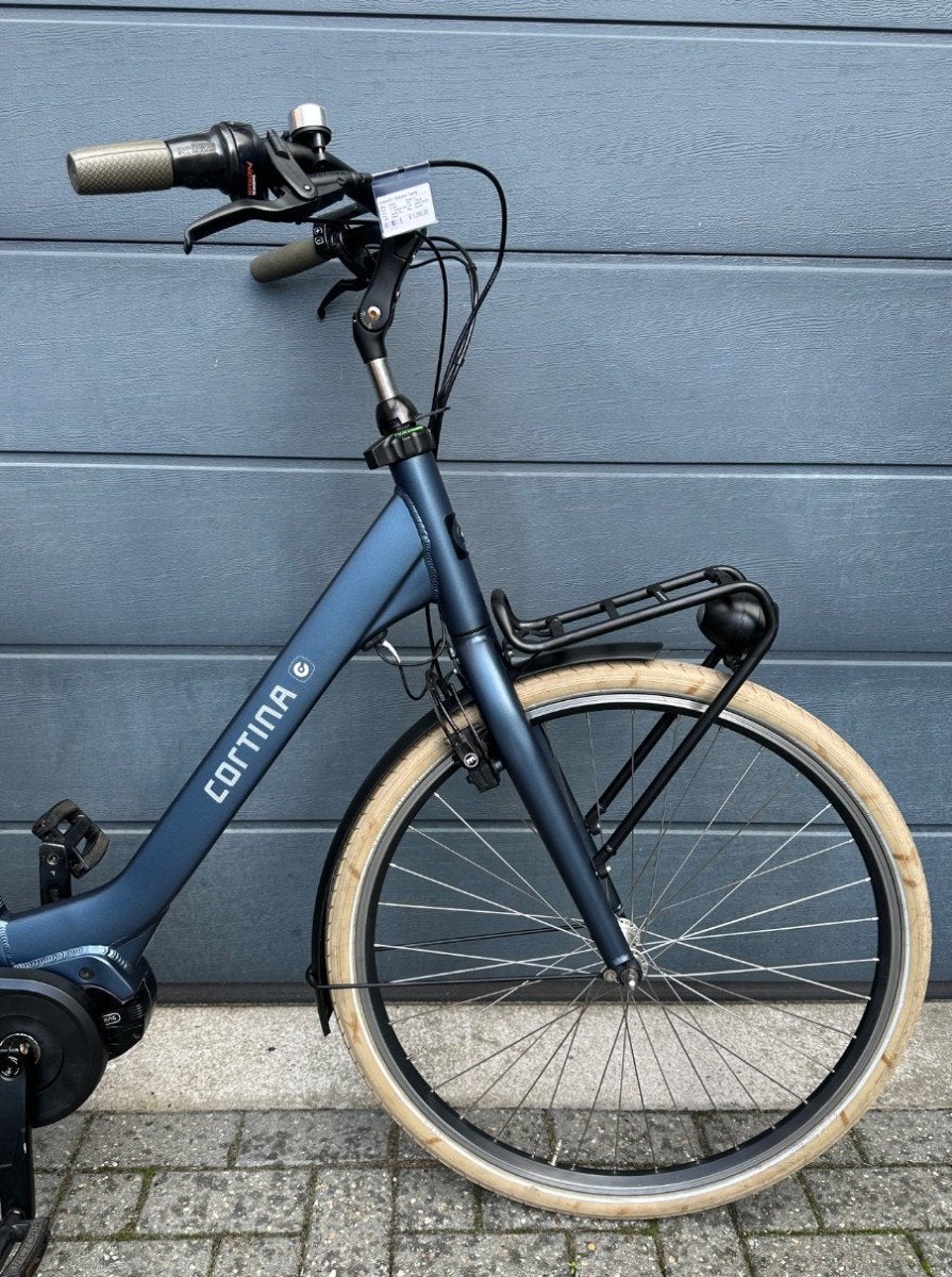 Cortina E-Common Family Dames Blauw 57cm, Fietsen en Brommers, Ophalen, Gebruikt, -, -