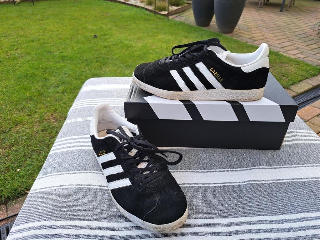 Originele Adidas Gazelle sneakers - Zo goed als nieuw, Adidas, Zwart, Ophalen of Verzenden, Sneakers of Gympen