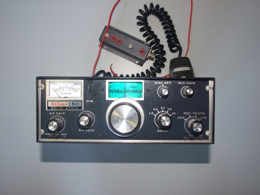 Atlas 180 Kortegolf zendontvanger, Telecommunicatie, Ophalen of Verzenden, Gebruikt, Zender en Ontvanger