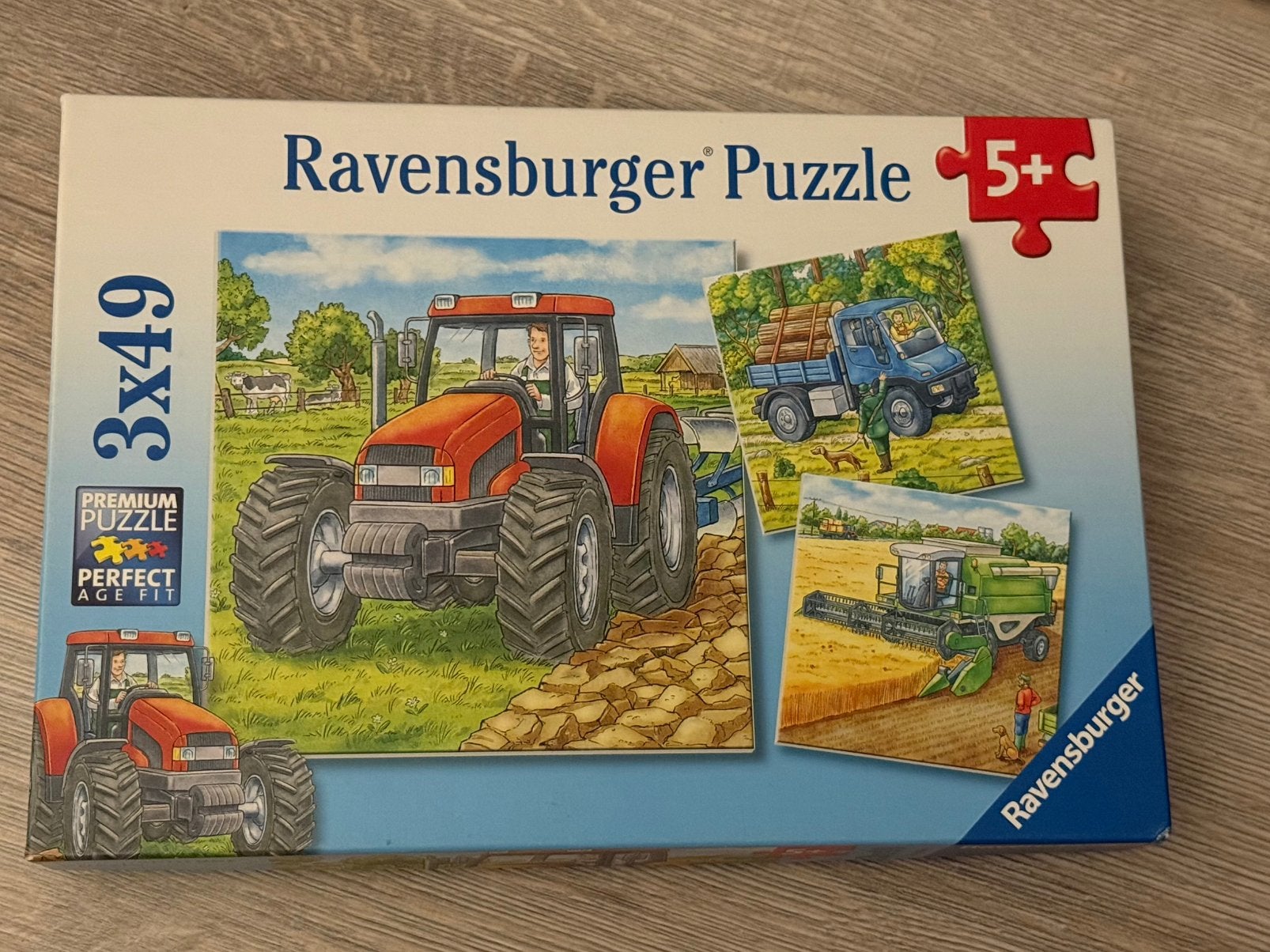 Puzzel Landbouwvoertuigen, Ophalen of Verzenden, 10 tot 50 stukjes, Zo goed als nieuw, 4 tot 6 jaar