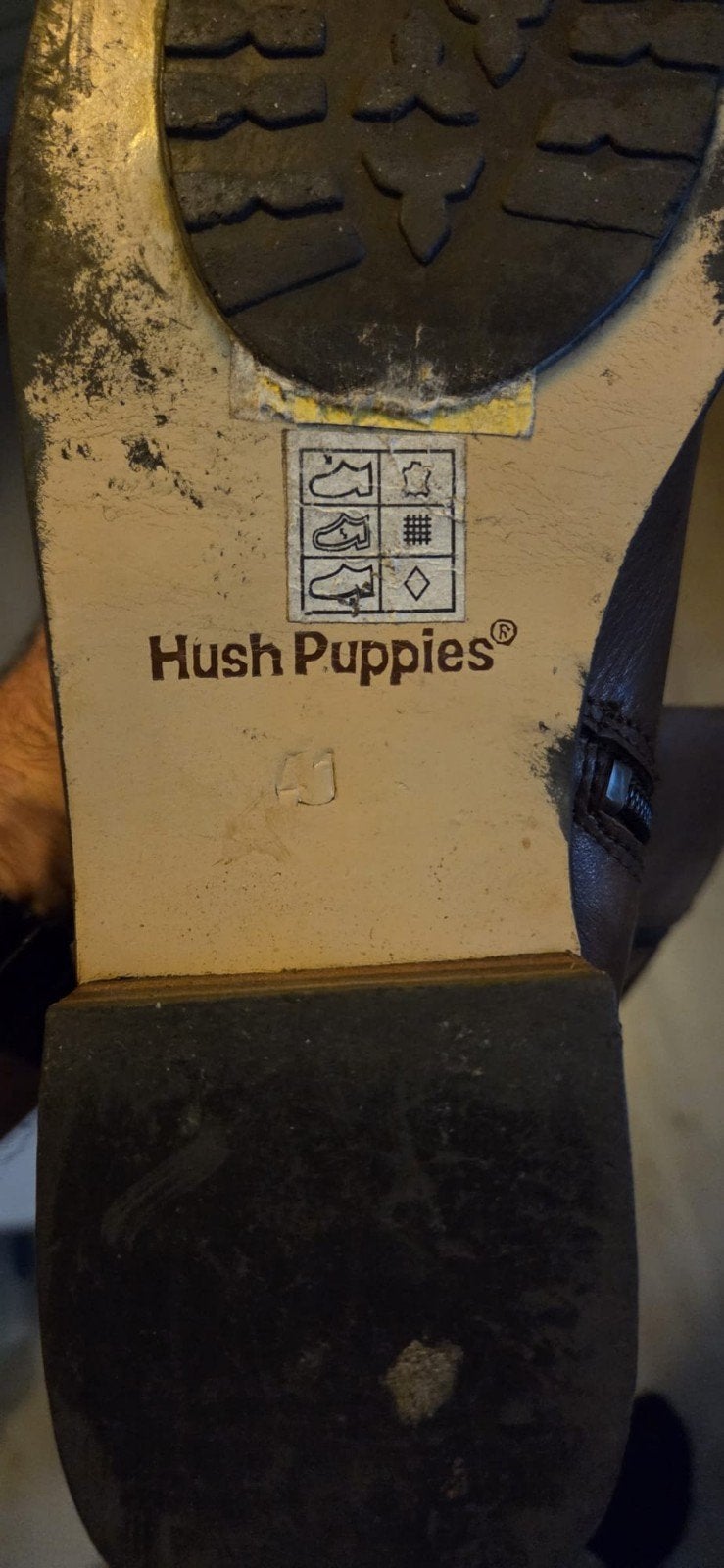 Mooie lederen hoge laarzen Hush Puppies maat 41 ZGAN, Hoge laarzen, Bruin, Ophalen of Verzenden, Zo goed als nieuw