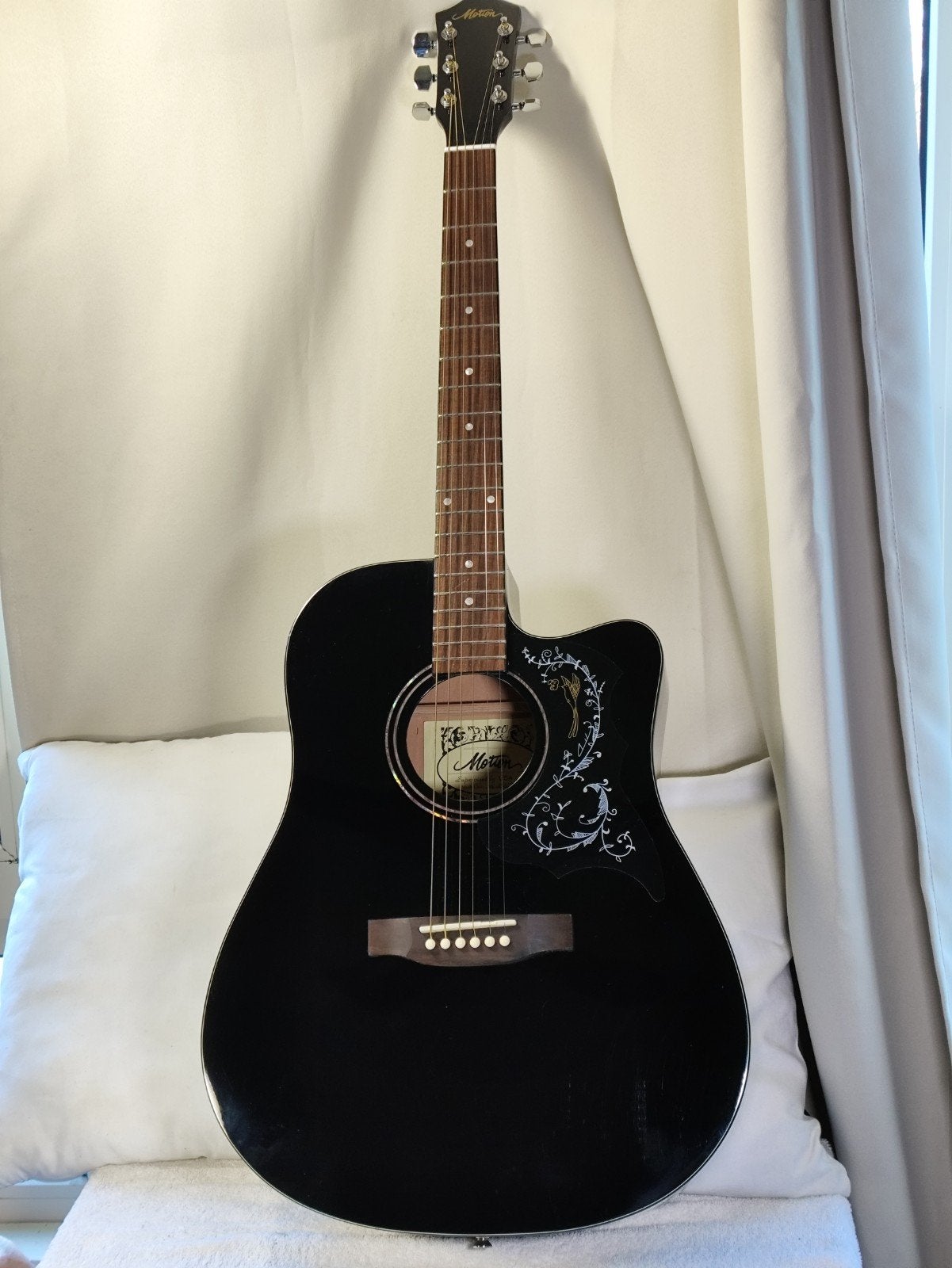 Motion W104CBK Dreadnought akoestische gitaar+luxe gitaartas, Muziek en Instrumenten, Ophalen of Verzenden, Nieuw, Western- of Steelstringgitaar