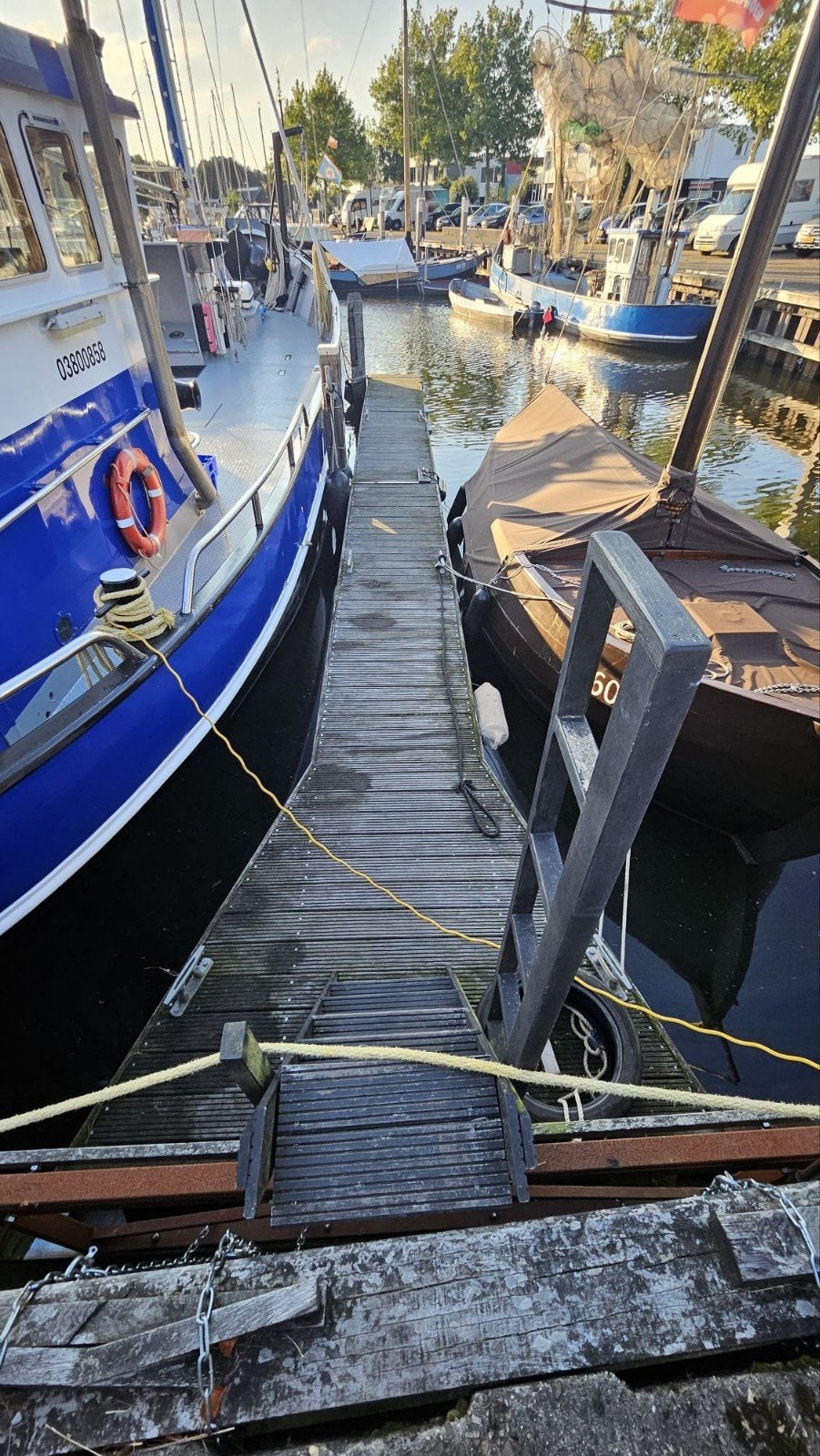 Drijvende vingerpier steiger, 14m lang, 1m breed, Watersport en Boten, Ophalen, Gebruikt, Overige typen