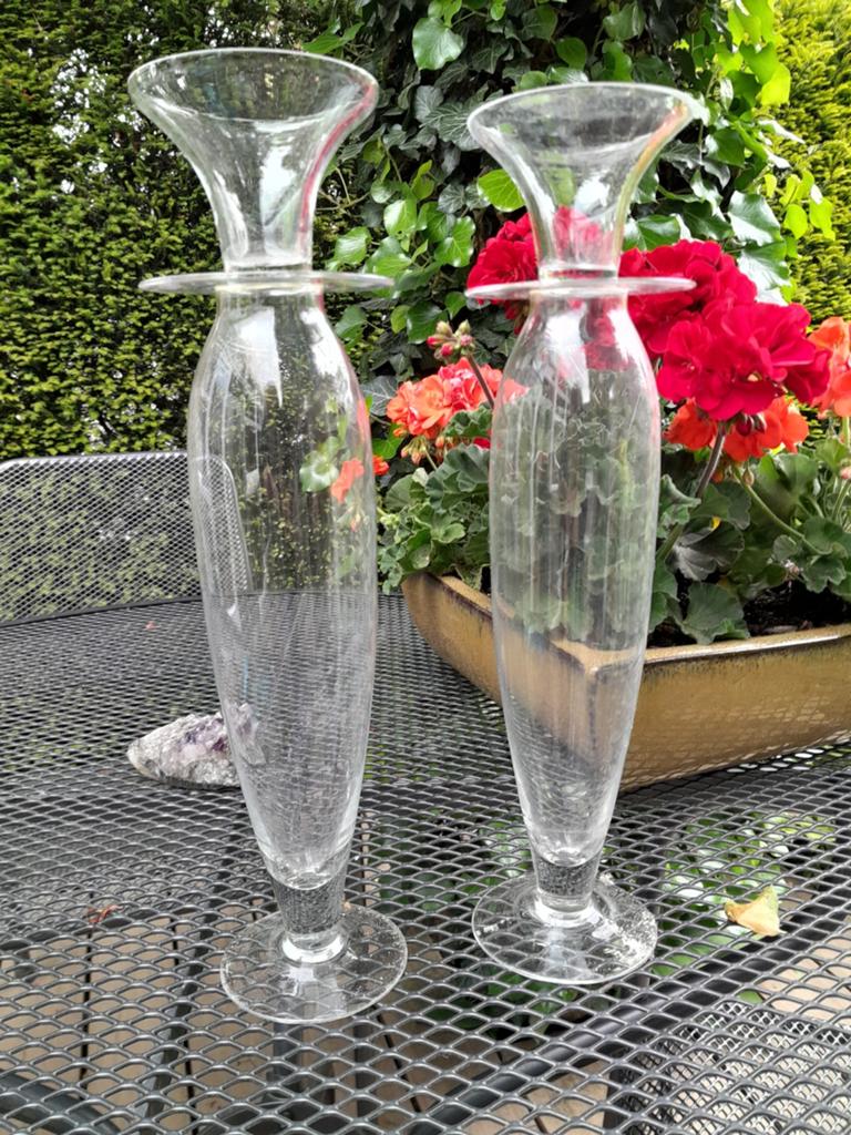Kandelaars glas design, Ophalen of Verzenden