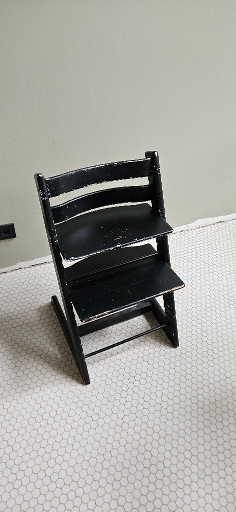 Stokken Tripp trapp kinderstoel, Ophalen of Verzenden, Gebruikt, Meegroeistoel, Gordel(s)