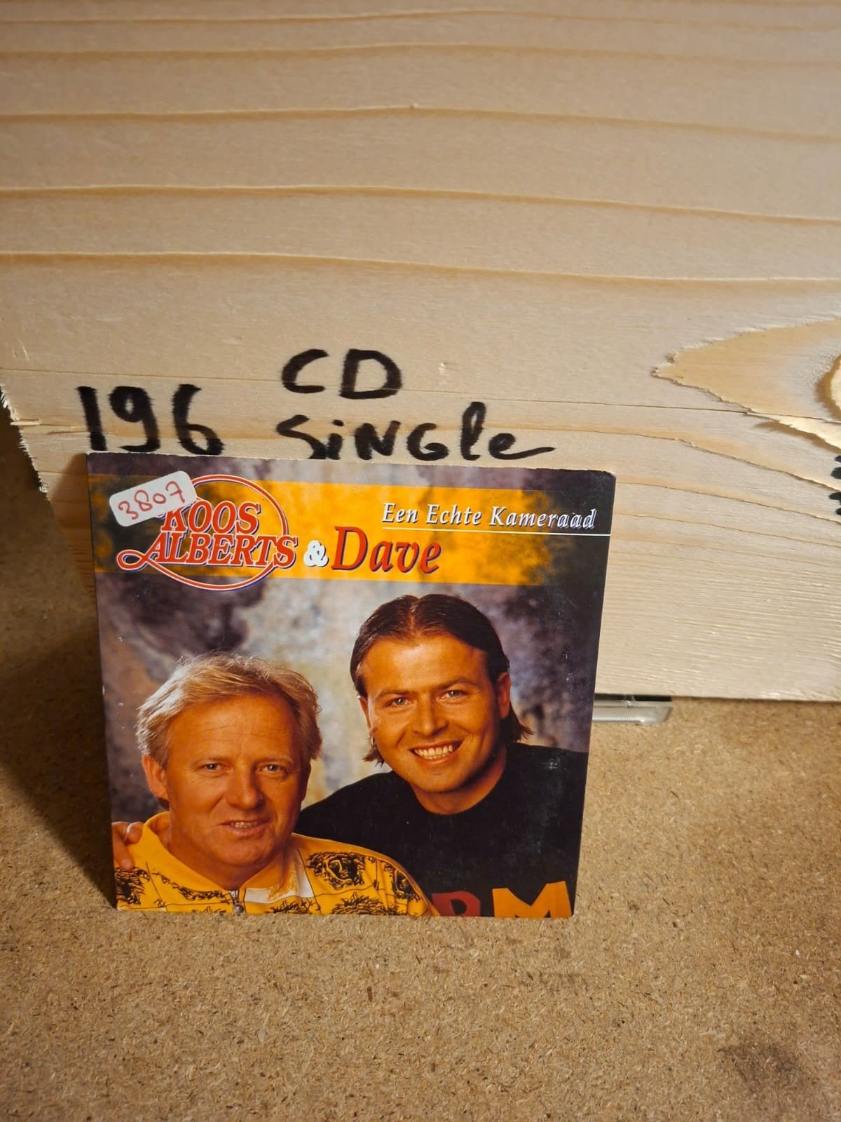 Koos Alberts & Dave - Een Echte Kameraad CD Single, Ophalen of Verzenden, Gebruikt, Nederlandstalig