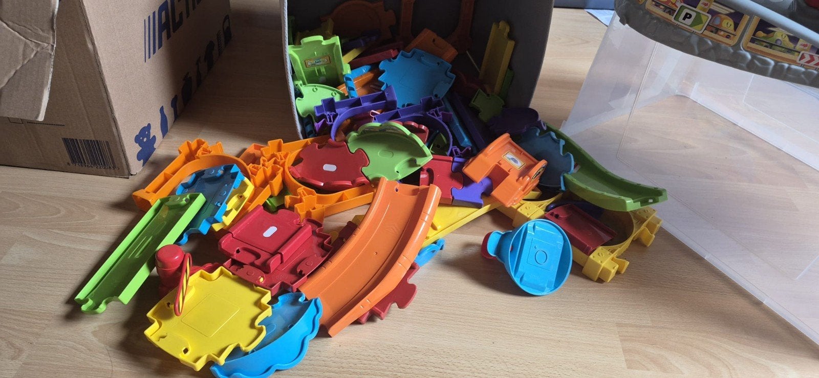 VTech Toet Toet weg onderdelen en een zebra en leeuw., Ophalen, Gebruikt, Jongen of Meisje