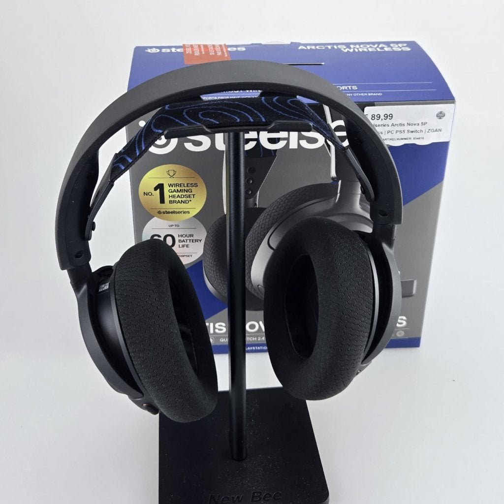 Steelseries Arctis Nova 5P Wireless | PC PS5 Switch | ZGAN, Steelseries, Gebruikt, Support@steelseries.com, 1150 18th St NW, Suite 106
Auburn, WA 98001
USA