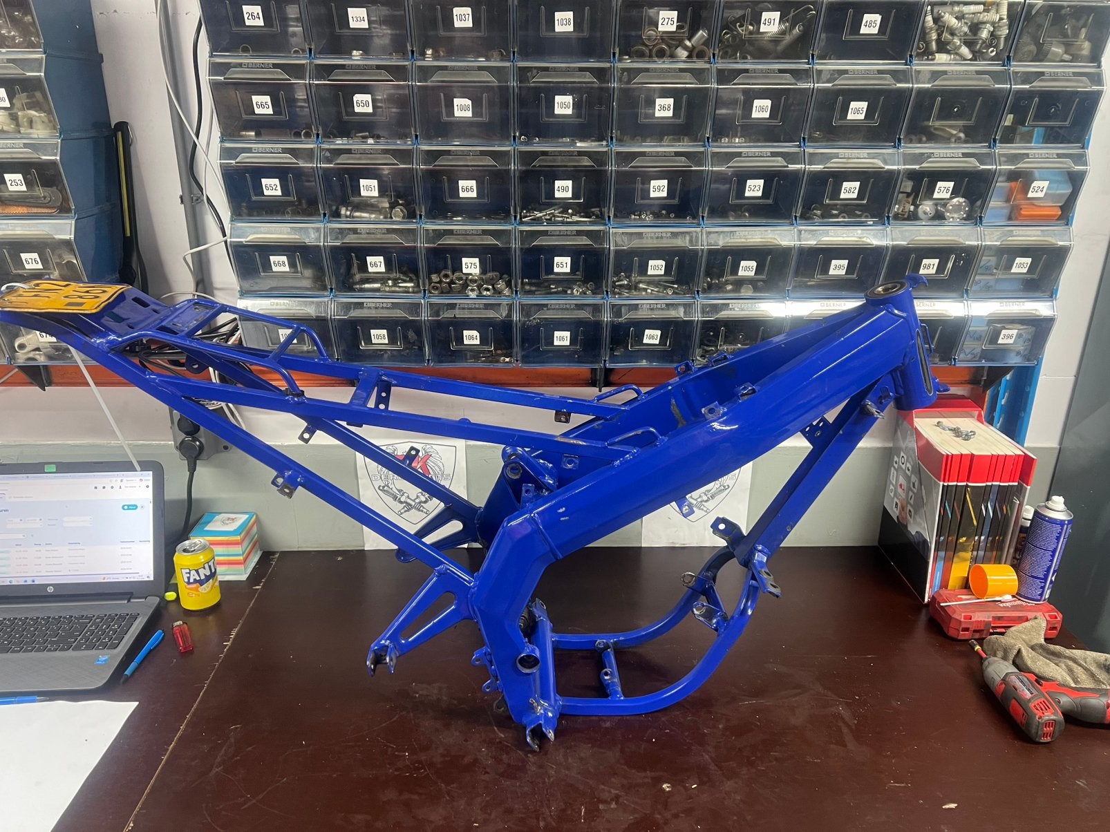 Derbi senda/evo frame zonder wok, Ophalen, Frame, Derbi, Evo/senda