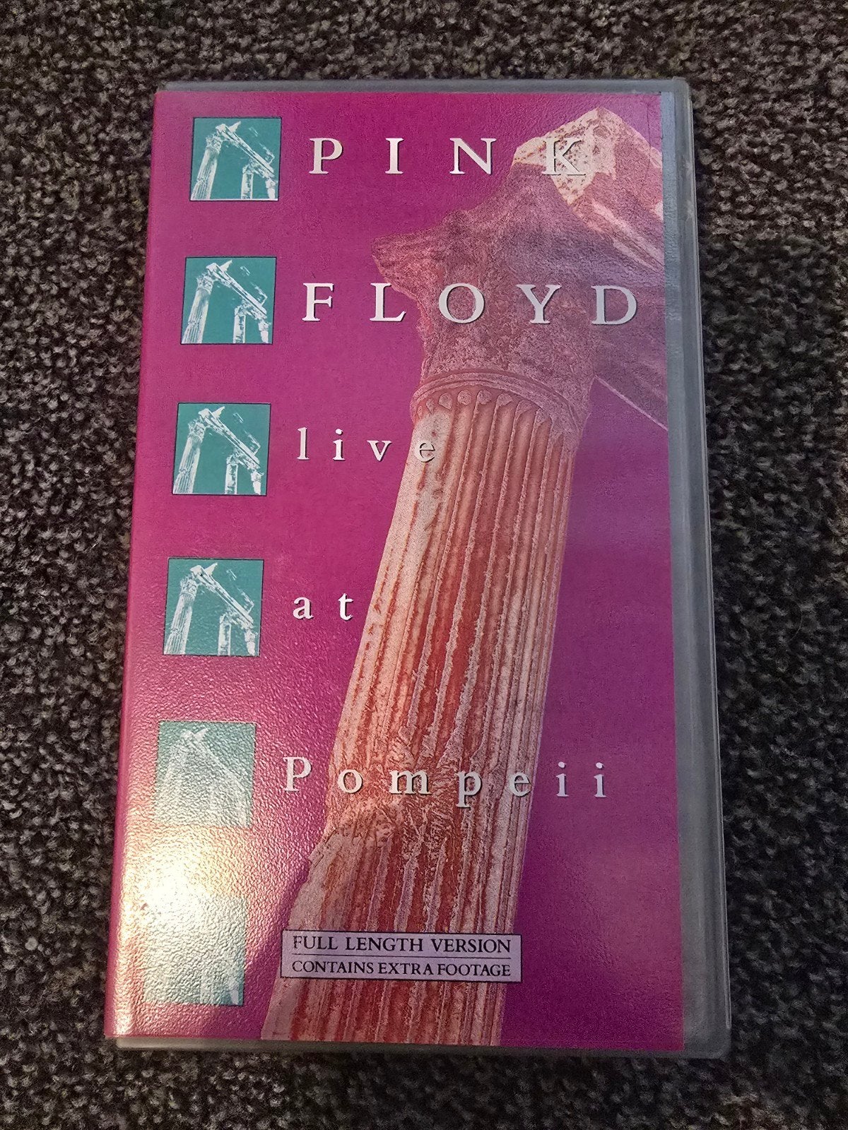 Pink Floyd - Live at Pompeii vhs, Cd's en Dvd's, Alle leeftijden, Muziek en Concerten, Ophalen of Verzenden, Zo goed als nieuw