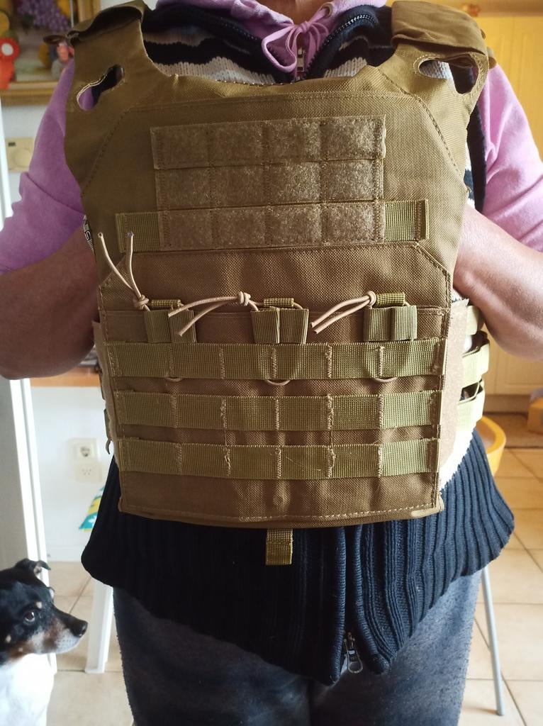 Slickster kogelwerend 2 Kevlar harde platen, Verzamelen, Ophalen of Verzenden, Landmacht, Nederland, Kleding of Schoenen