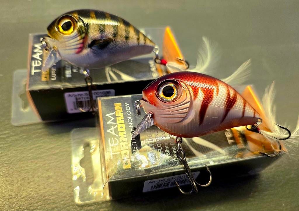 2x oude CORMORAN BELLY DOG

Belly Dog N Floating 68mm / 24gr, Watersport en Boten, Ophalen of Verzenden, Nieuw, Overige typen