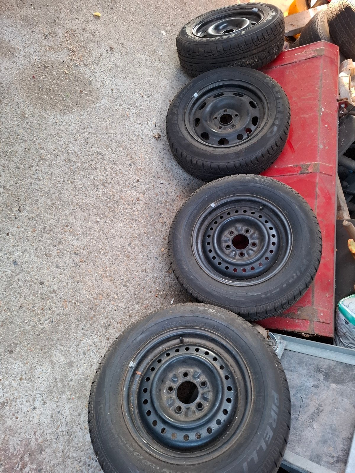 Banden en velgen, Auto-onderdelen, Gebruikt, 15 inch, Banden en Velgen, Personenwagen