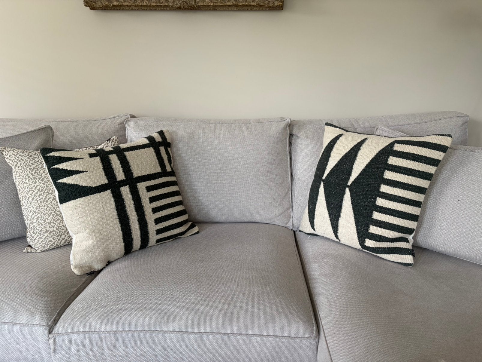 Ferm Living Kelim Kussens, Ophalen, Eenpersoons, 75 tot 100 cm, Zo goed als nieuw