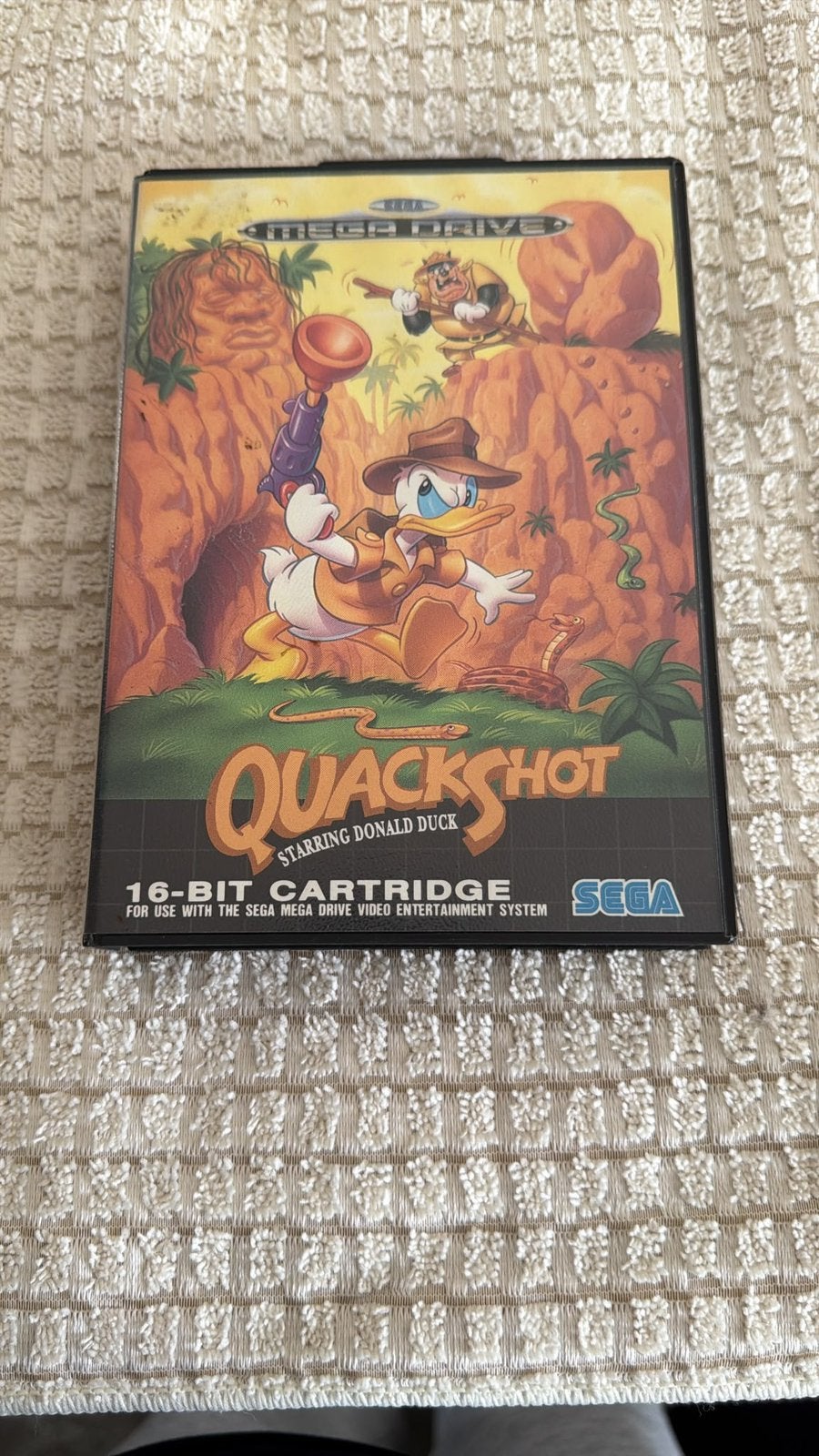 QuackShot Mega Drive ongetest, Spelcomputers en Games, 1 speler, Ophalen of Verzenden, Zo goed als nieuw, Vanaf 3 jaar