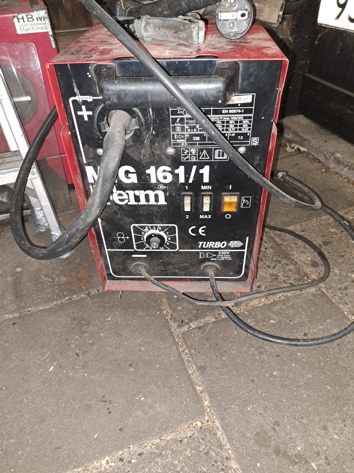 Lasapparaat MIG Ferm 161/1, Ophalen, Gebruikt, Minder dan 150 ampère, Co2