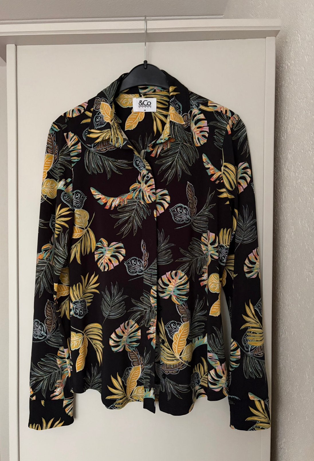 &Co Woman Lotte Blouse travelstof – mt M, Ophalen of Verzenden, Zo goed als nieuw, Maat 38/40 (M), Meerkleurig