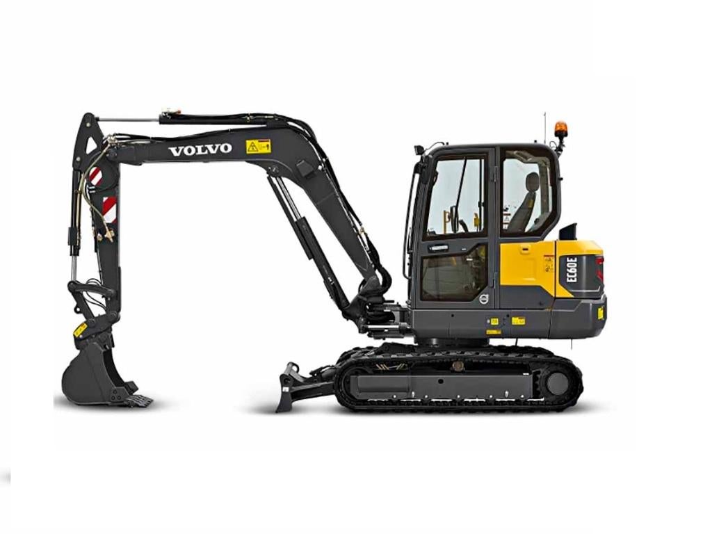 Volvo EC60E, minigraver, minikraan, BJ2025, Nieuw!, Ophalen, Nieuw