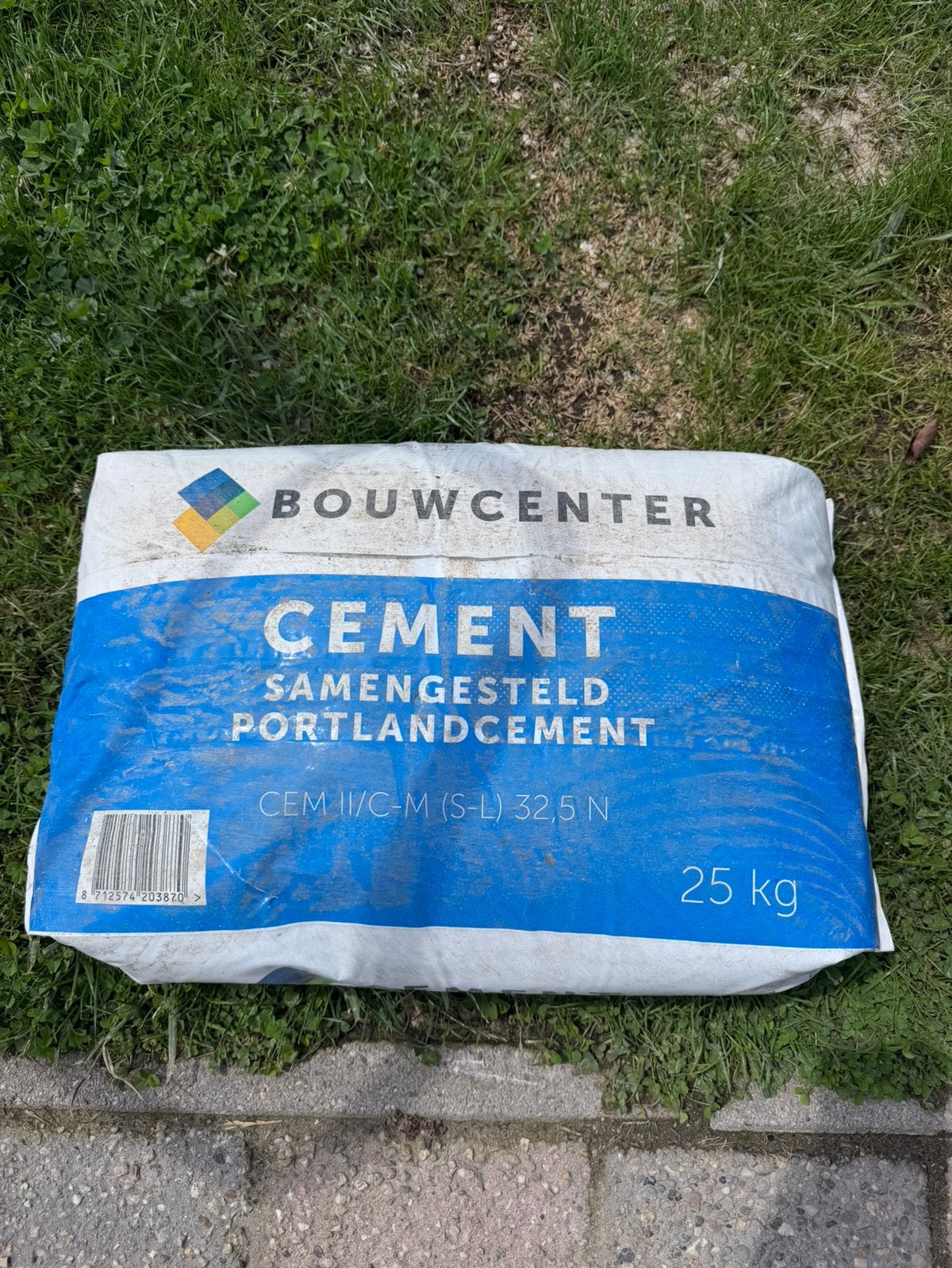 3 zakken cement 25kg, Ophalen, Nieuw, Overige typen