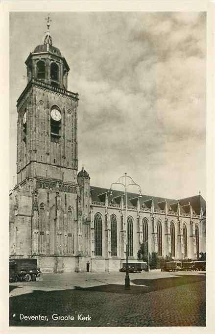 301-381-017 Deventer Groote Kerk, Verzenden, Voor 1920, Overijssel