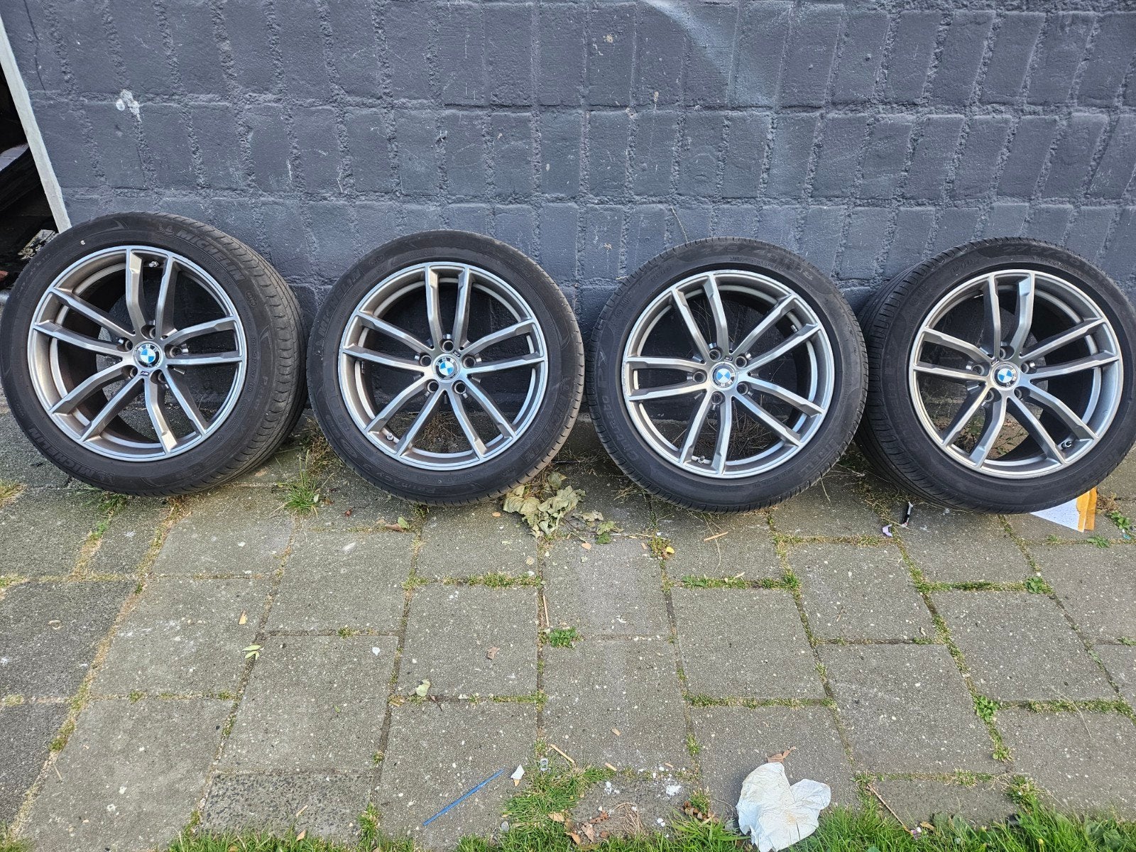 BMW 18 inch velgen breedset 662 m g30 g31 5 serie, Ophalen, 18 inch, Gebruikt, Banden en Velgen