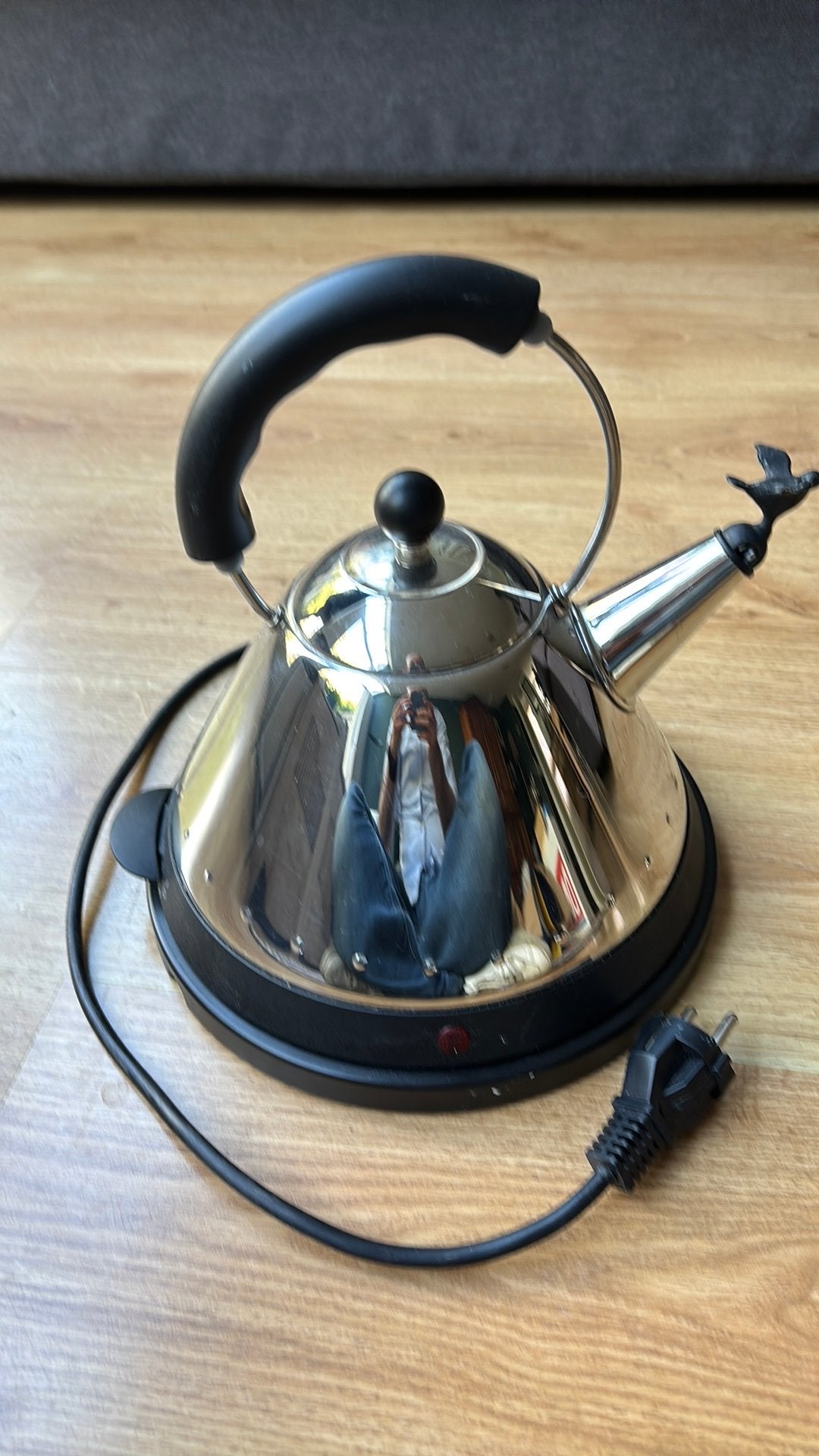 Alessi MH32 design waterkoker, 1 tot 2 liter, Ophalen of Verzenden, Nieuw