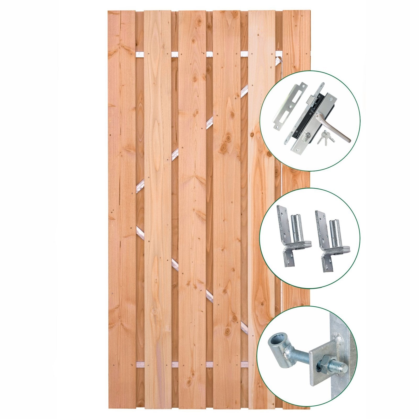 Tuindeur Privacy douglas 120cm € 190, Tuin en Terras, Nieuw, Ophalen of Verzenden, Draaipoort, 150 tot 200 cm