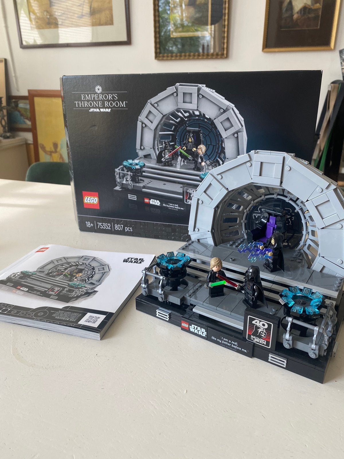 Lego Star Wars 75353 Emperor’s Throne Room Diorama, Kinderen en Baby's, Speelgoed | Duplo en Lego, Ophalen of Verzenden, Zo goed als nieuw